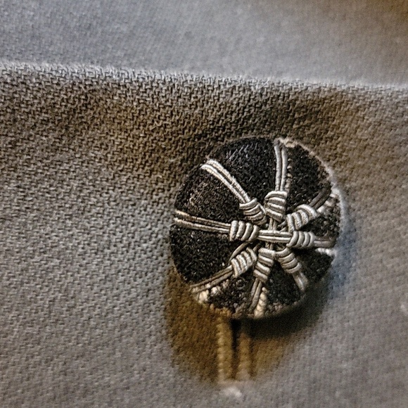 Loft-wool very light blk short blazer with peplum in back Size 12 NWT. - Picture 5 of 11